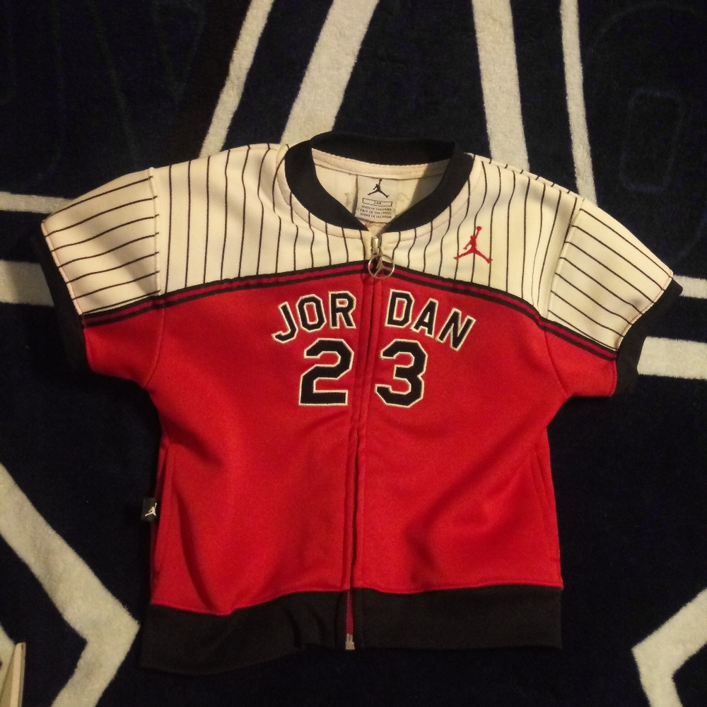 * Jordan 23 Baseball Jacket Short Set - Picture 2 of 8